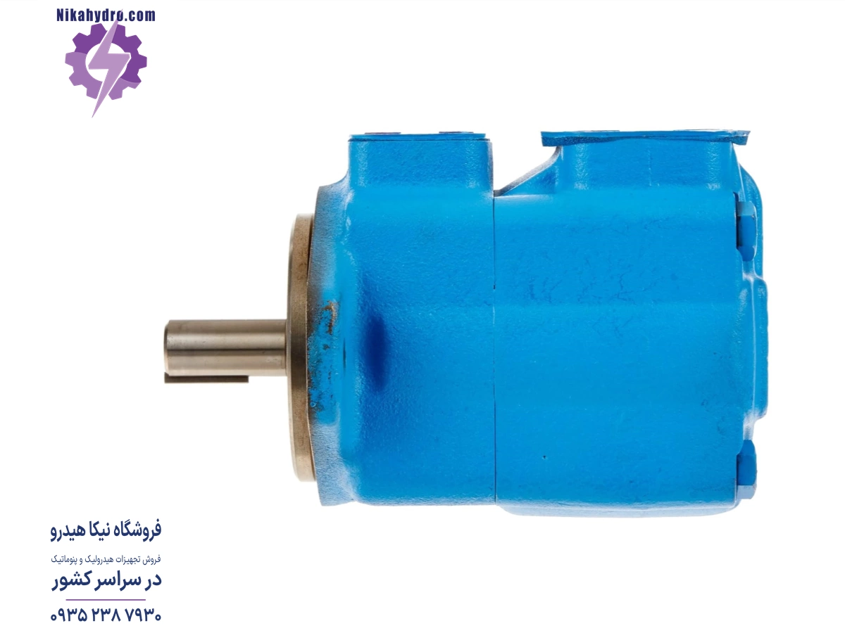 نمای جانبی از بدنه و شفت پمپ کارتریجی 20V14  مشهد