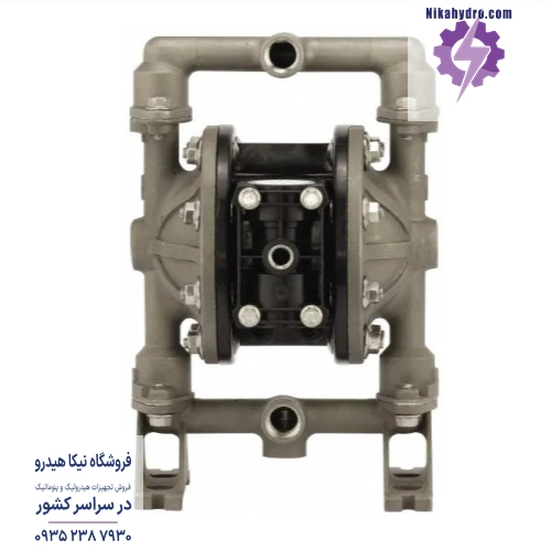 پمپ دیافراگمی پمکار مدل PK05 AL-T سایز 3/4 اینچ بدنه آلومینیومی