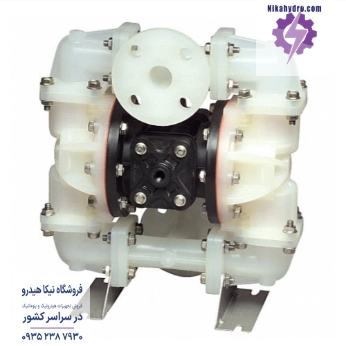 پمپ دیافراگمی با بدنه PVDF  برند دیا سایز 1 اینچ