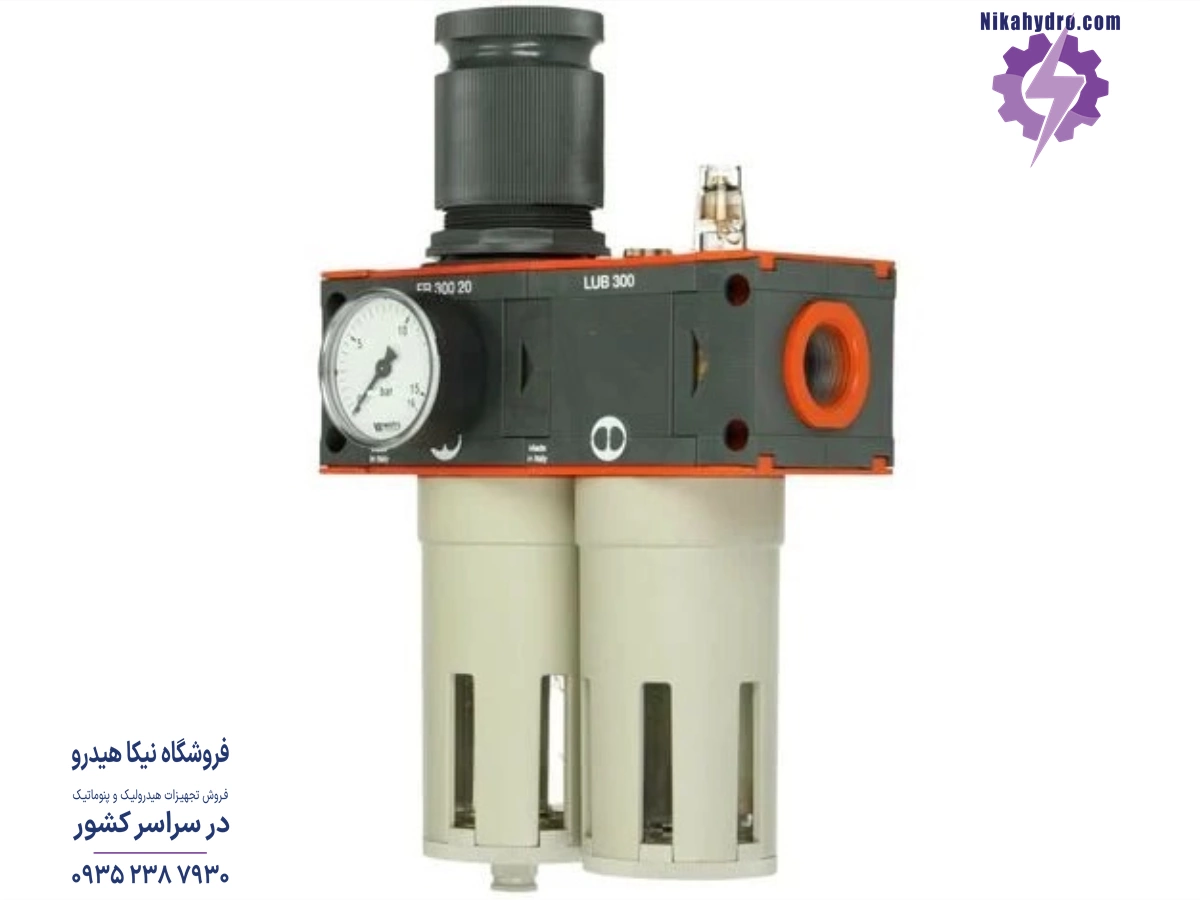 واحد مراقبت 1 اینچ سری SK300 همراه با گیج فشار 12 باری