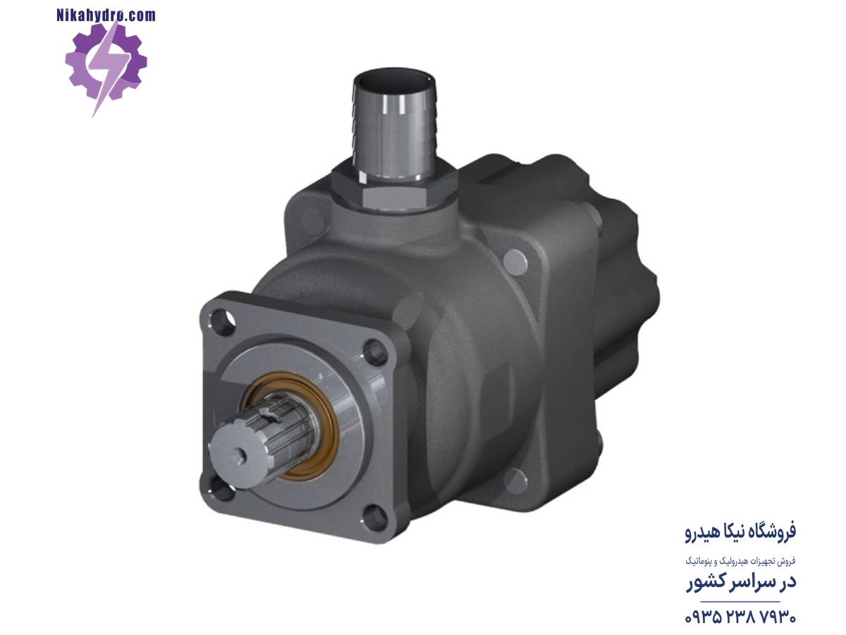 پمپ شش پیستون تراکتوری ایرانی و ترکیه ای 250 باری در سیستم هیدرولیک فشار بالا نصب می‌شود.